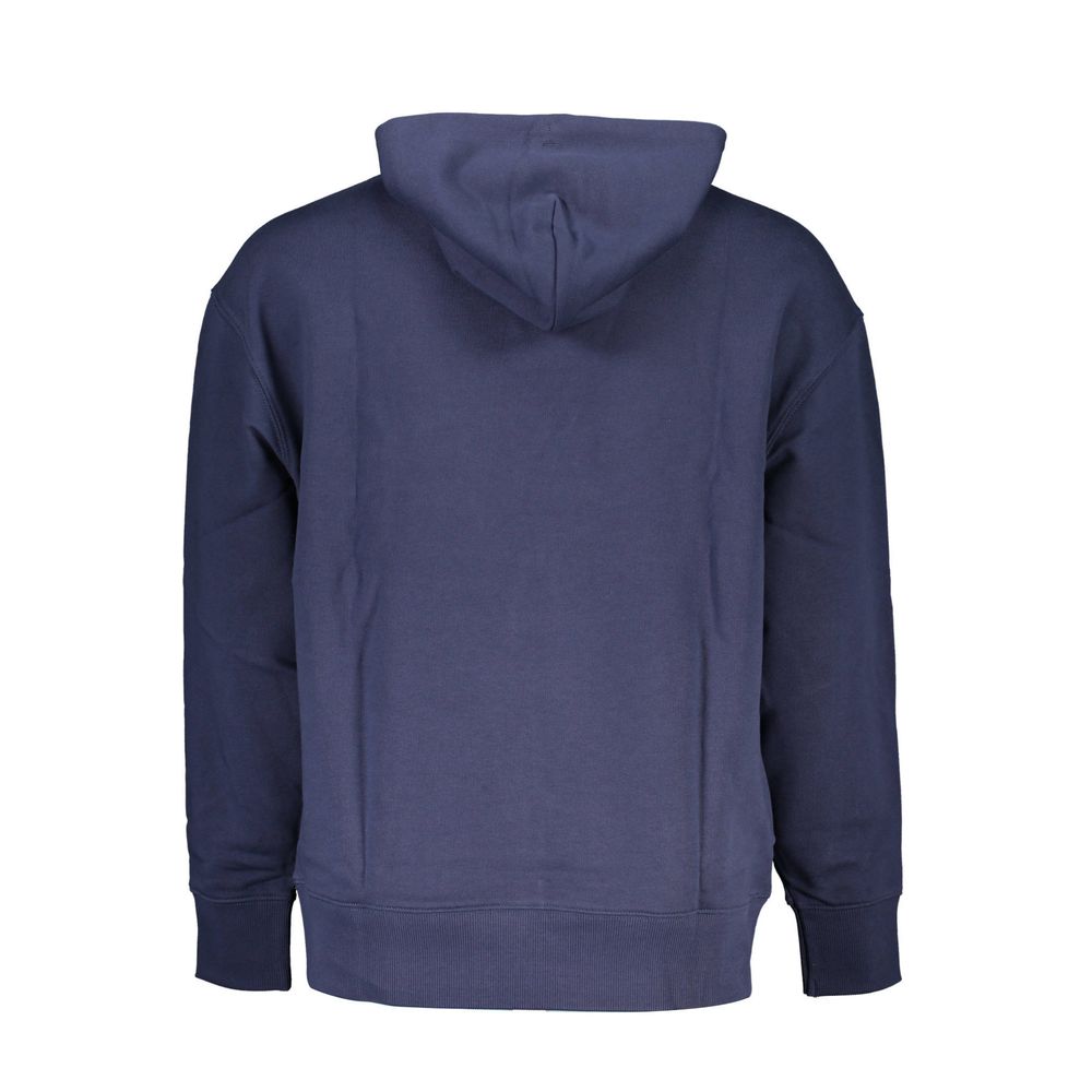 Tommy Hilfiger Chic Blue Hooded Sweatshirt met Logo Detail