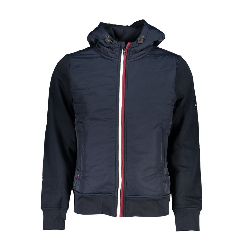 Tommy Hilfiger Elegant Blauw Sportjack met Capuchon