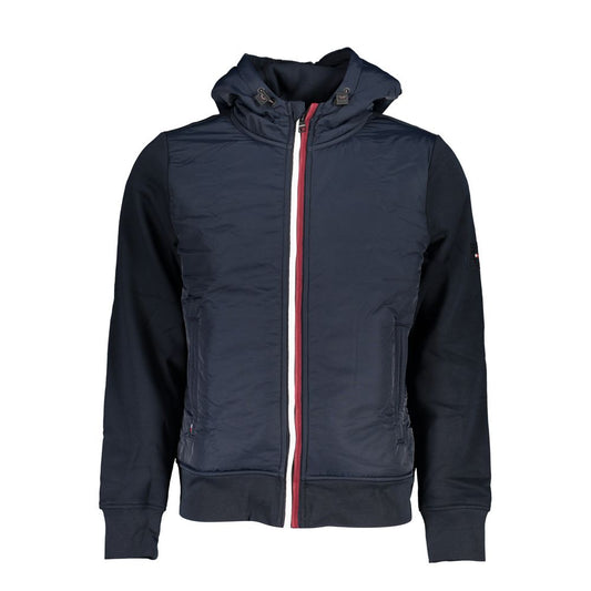 Tommy Hilfiger Elegant Blauw Sportjack met Capuchon