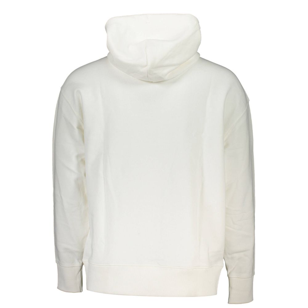 Tommy Hilfiger Elegante Witte Katoenen Sweatshirt met Capuchon