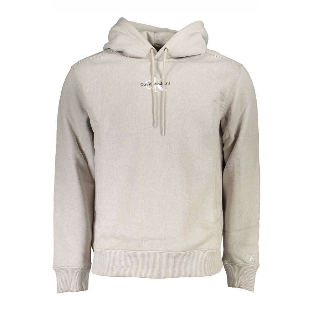 Calvin Klein Chic Grijs Fleece Capuchon Sweatshirt