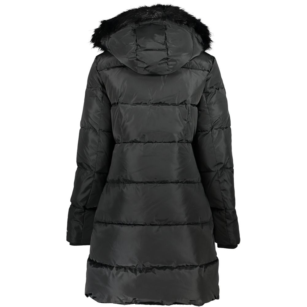 Calvin Klein Chic Hooded Jack met Afneembaar Bontdetail