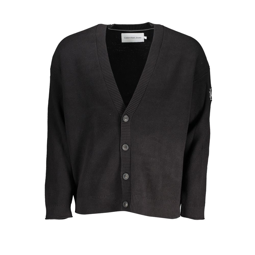 Calvin Klein Elegante Lange Mouw V-hals Cardigan