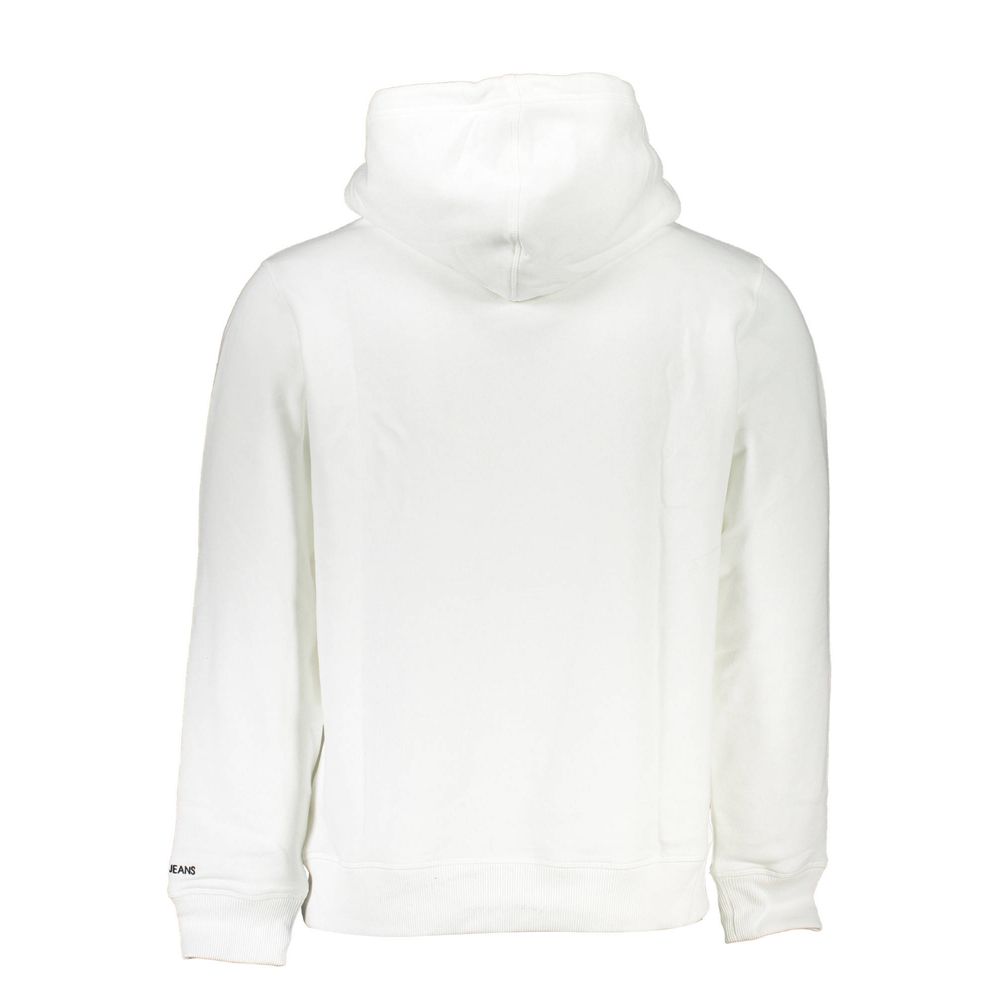 Calvin Klein Chic Long Sleeve Hooded Sweatshirt in Wit