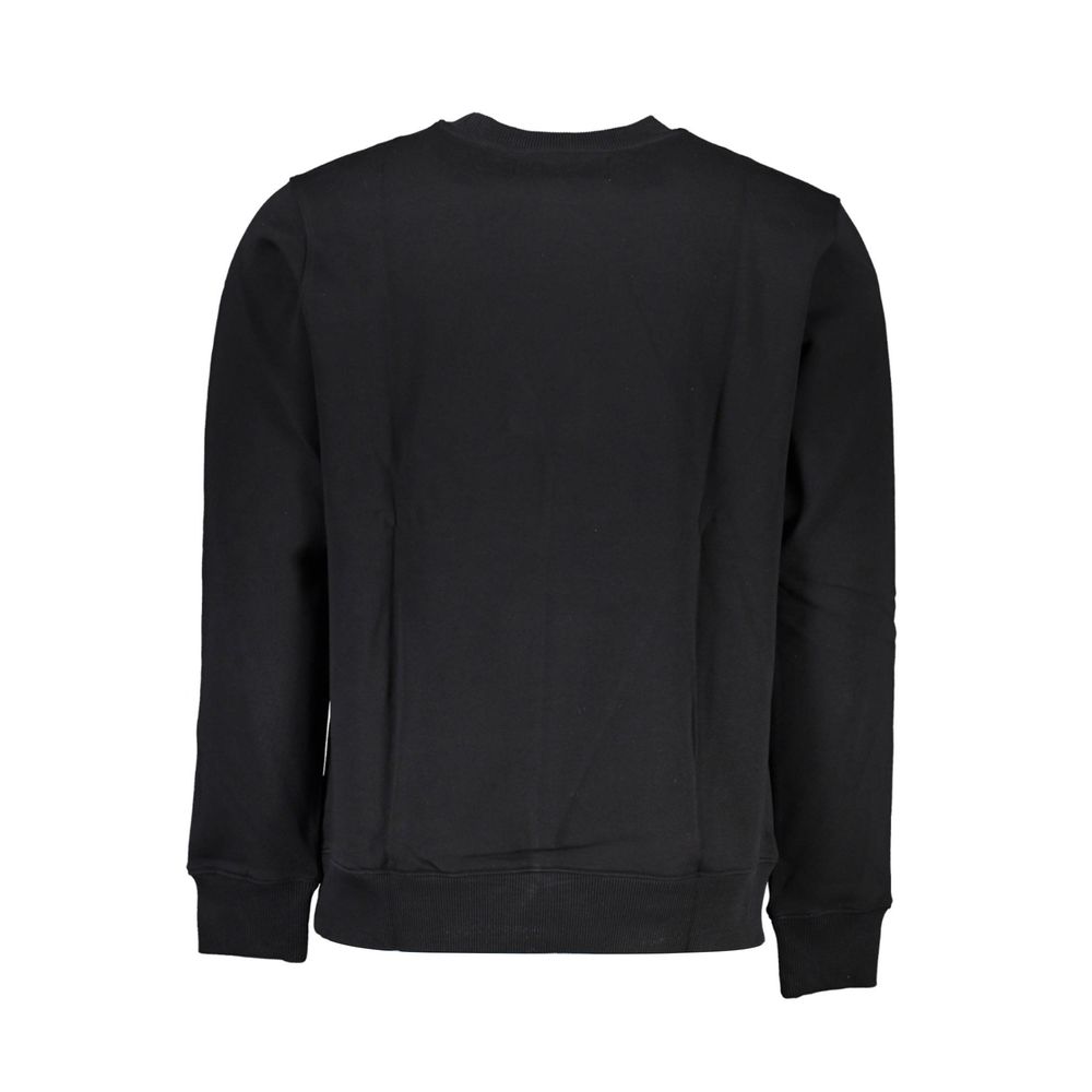 Calvin Klein Strakke Zwarte Katoenen Ronde Hals Sweatshirt