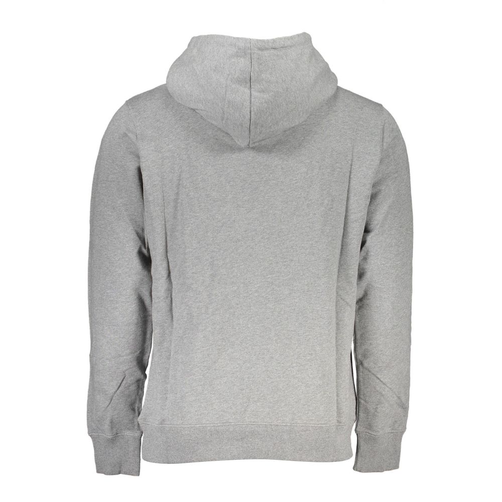 Calvin Klein Chic Grijs Sweatshirt met Capuchon en Centrale Zak