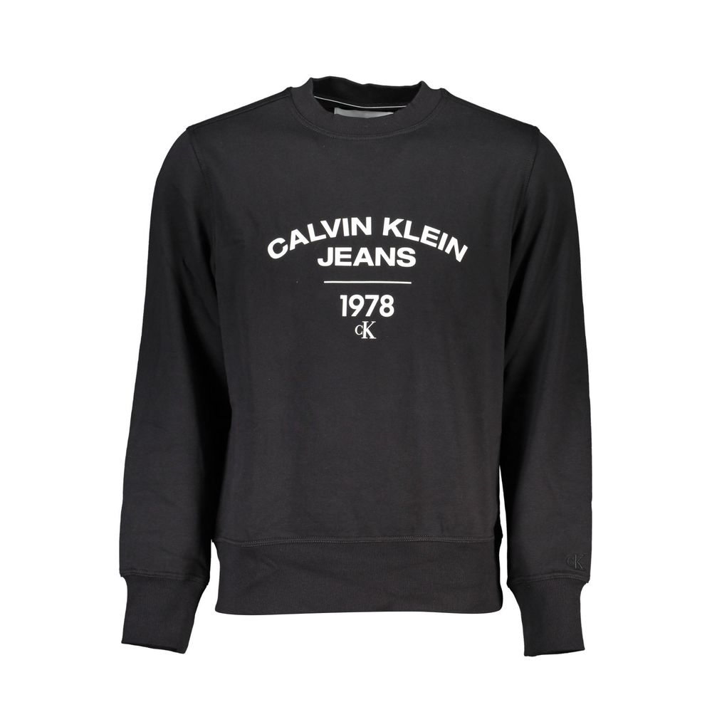 Calvin Klein Strakke lange mouwen fleece ronde hals sweatshirt