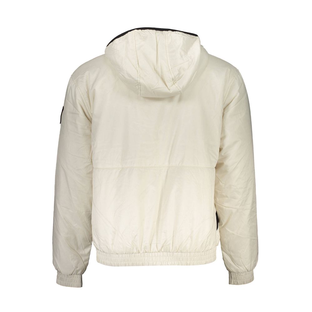 Calvin Klein Elegant Beige Hooded Jacket – Tijdloze bovenkleding