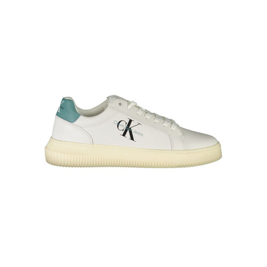 Calvin Klein Strakke Witte Sneakers met Eco-bewust Ontwerp