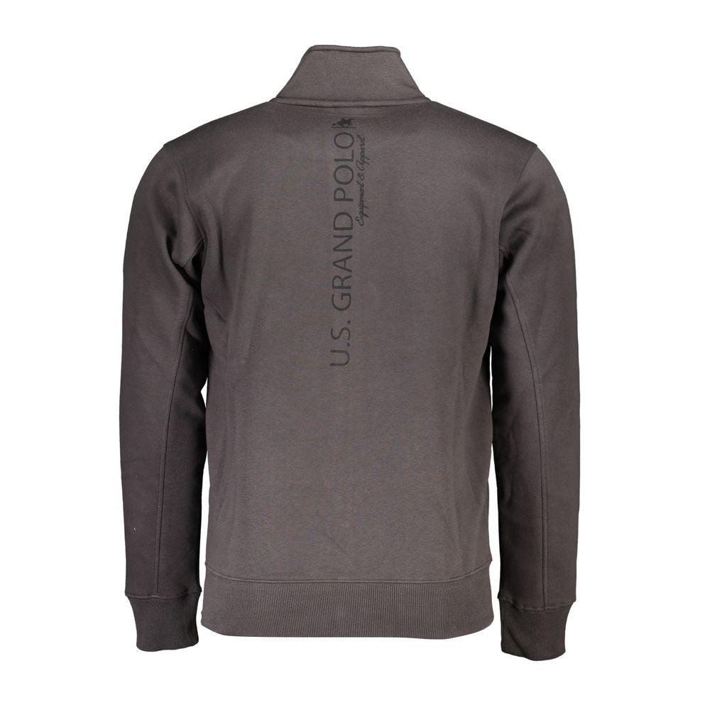 US Grand Polo Elegante Fleece Sweatshirt met Lange Mouwen