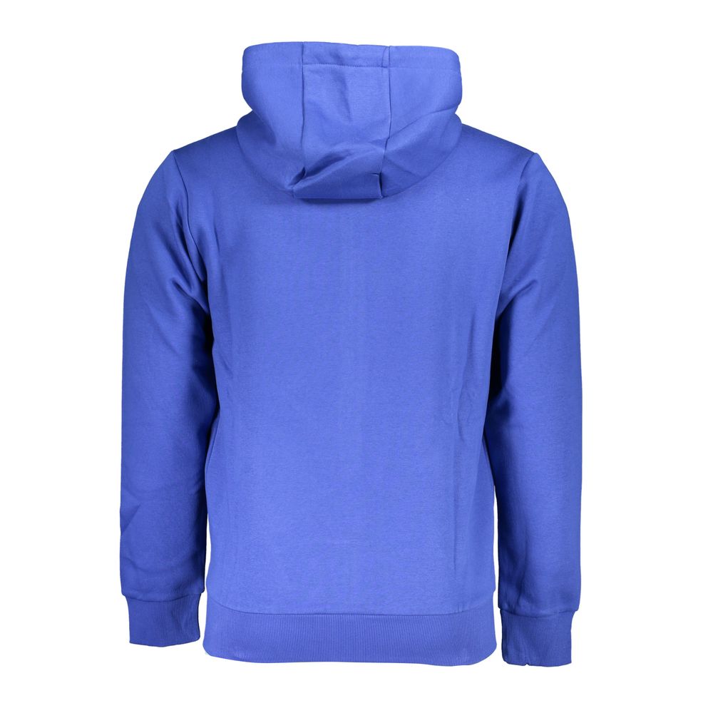 US Grand Polo Elegante hoodie met capuchon en rits in blauw