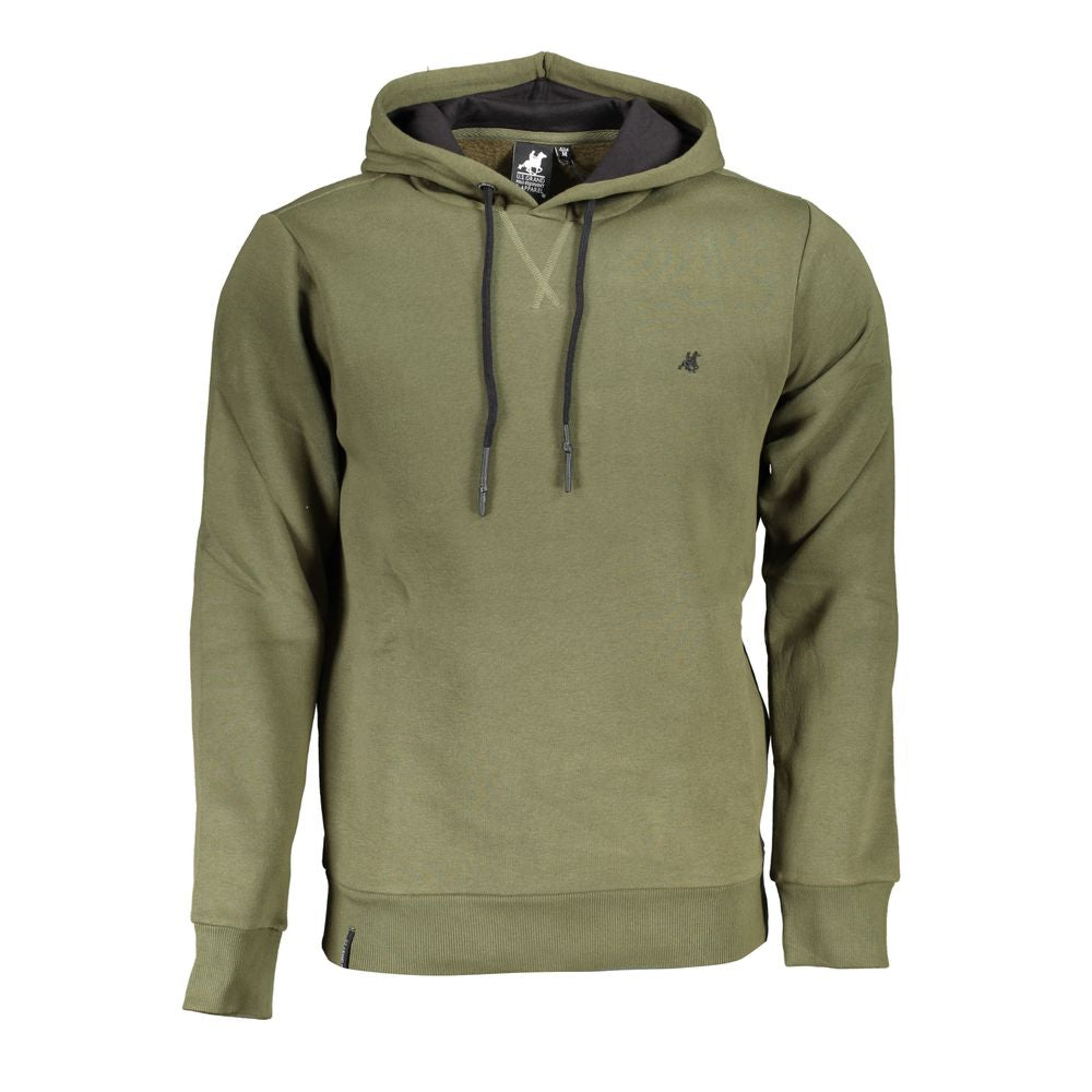 US Grand Polo Emerald Elegance Hooded Sweater