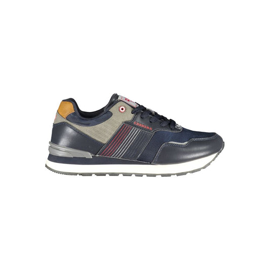 Carrera Strakke Blauwe Sport Sneakers met Logo Accent