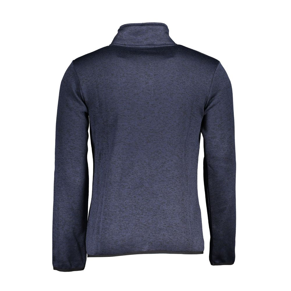 Noorwegen 1963 Strakke lange mouwen sweatshirt met rits