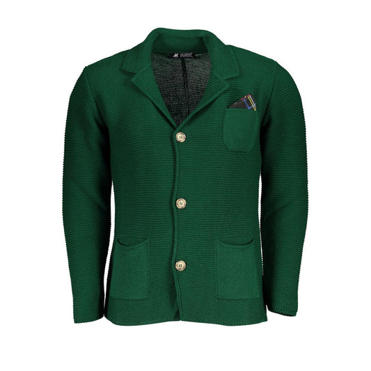 US Grand Polo Elegant Groen Vest met Zakken