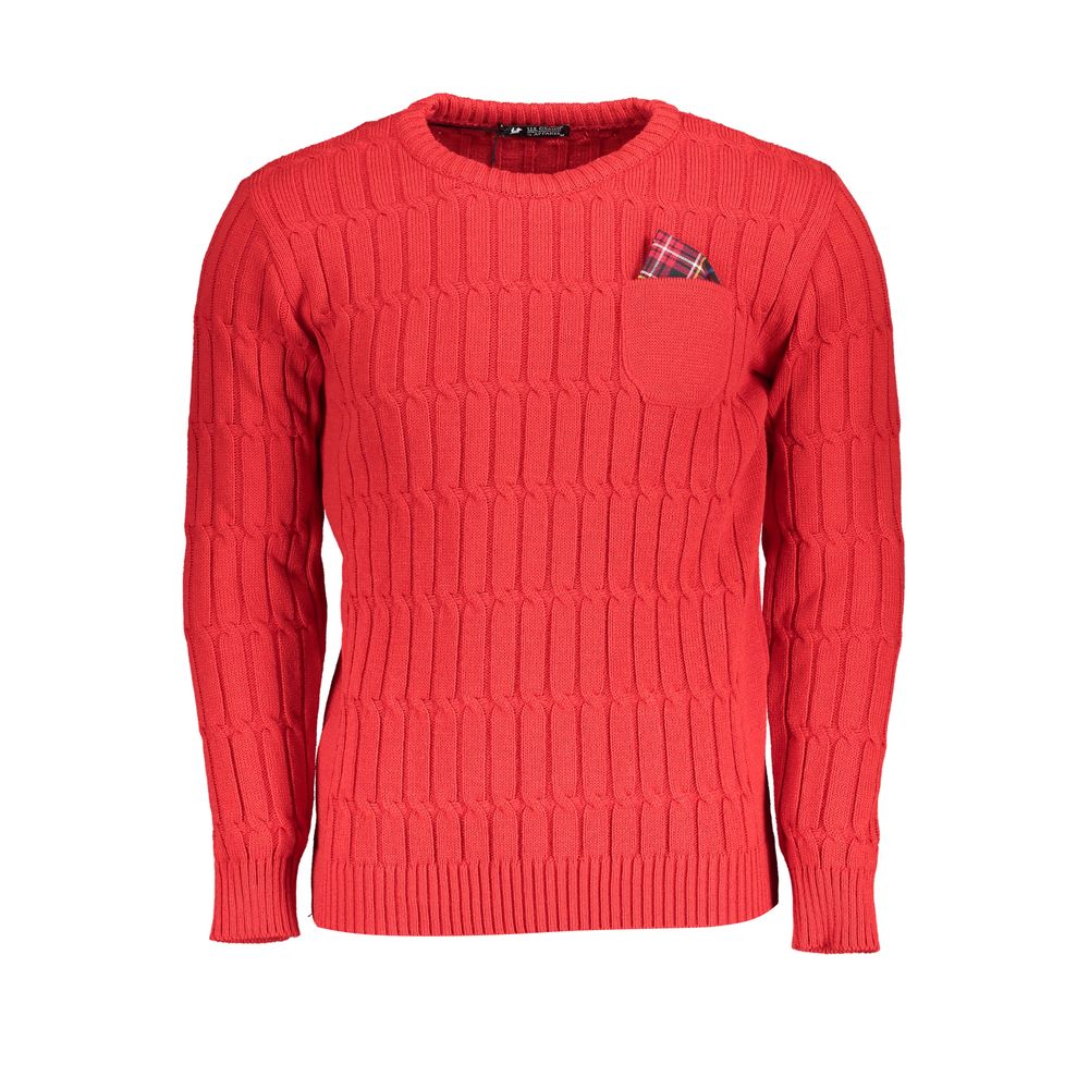 US Grand Polo Grand Polo Roze Twisted Crew Neck Trui