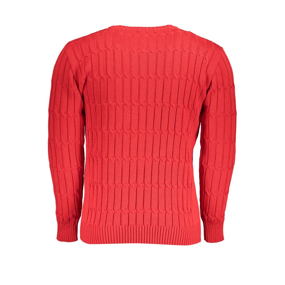 US Grand Polo Grand Polo Roze Twisted Crew Neck Trui