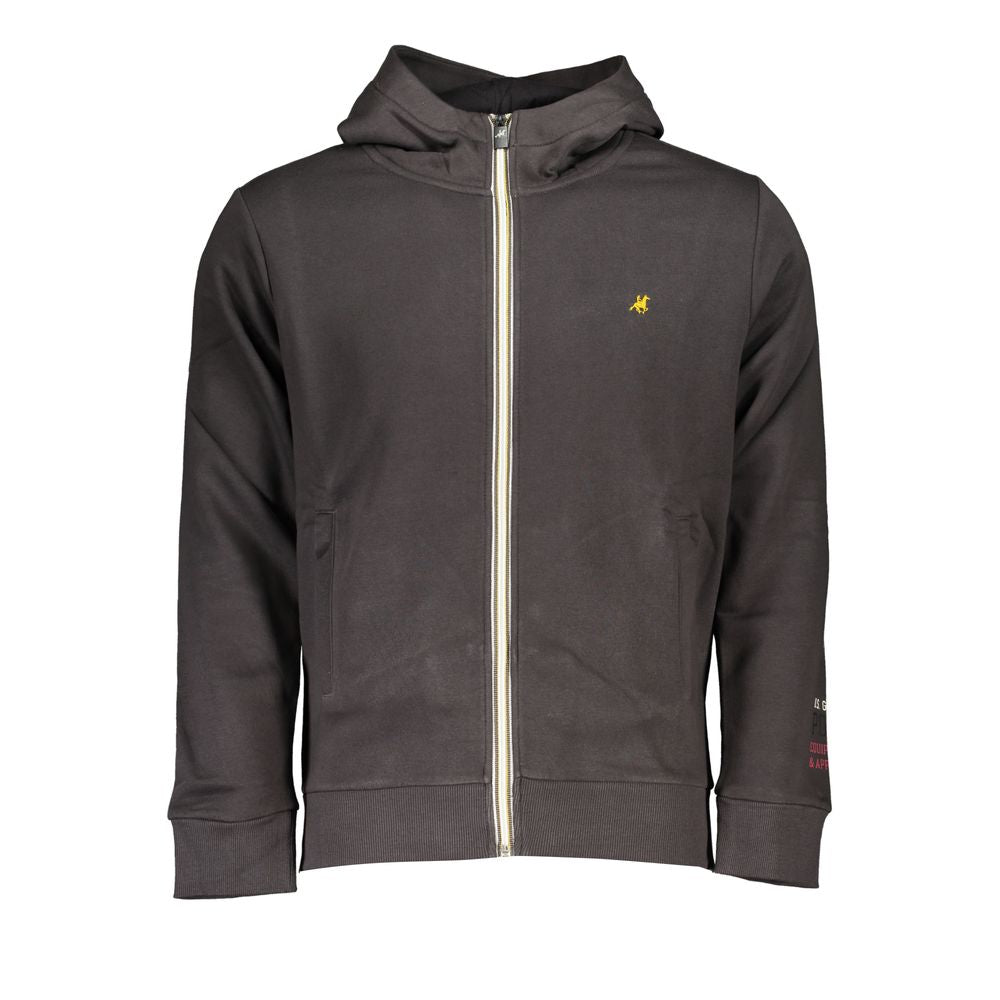 US Grand Polo Chic Grijs Fleece Sweatshirt met Capuchon