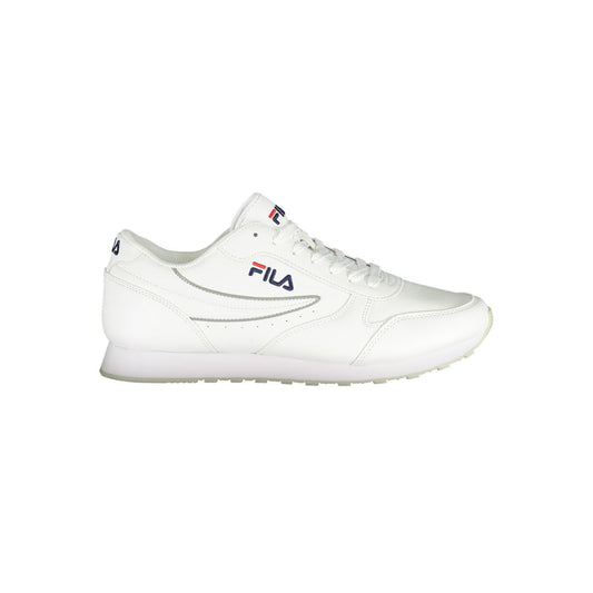 Fila Pristine White Sport Sneakers met Contrasterende Accenten