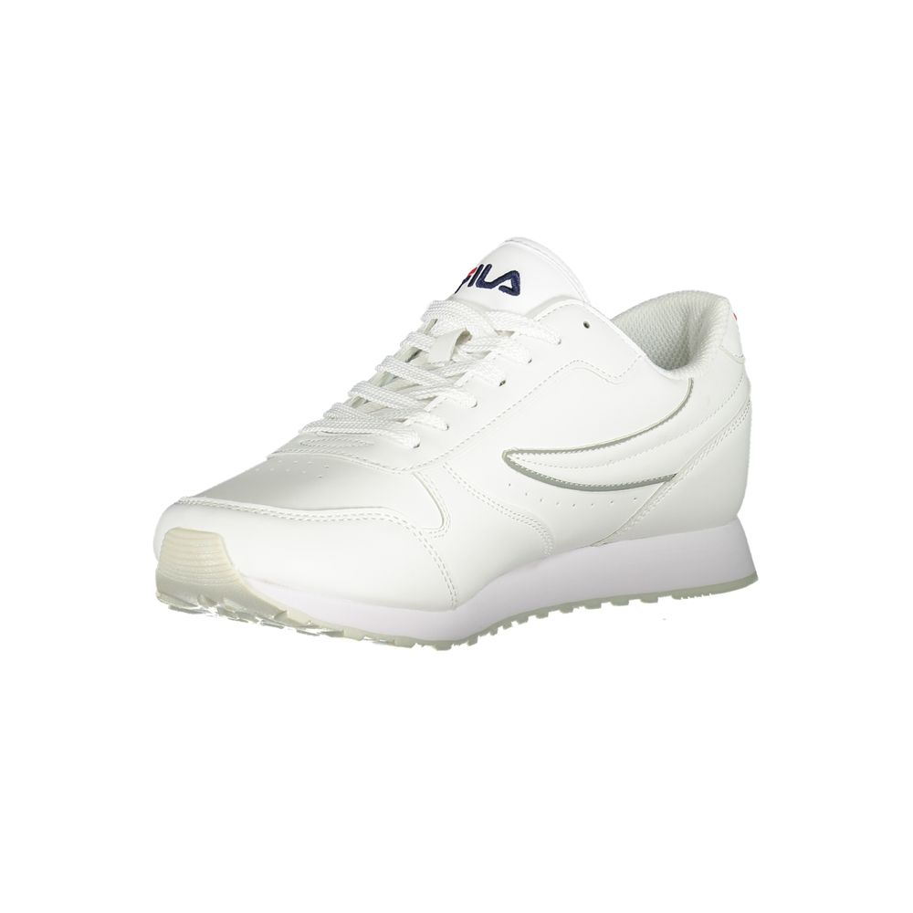 Fila Pristine White Sport Sneakers met Contrasterende Accenten