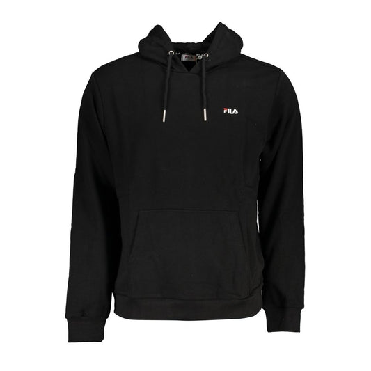 Fila Sleek Zwarte Capuchon Sweatshirt met Borduurwerk