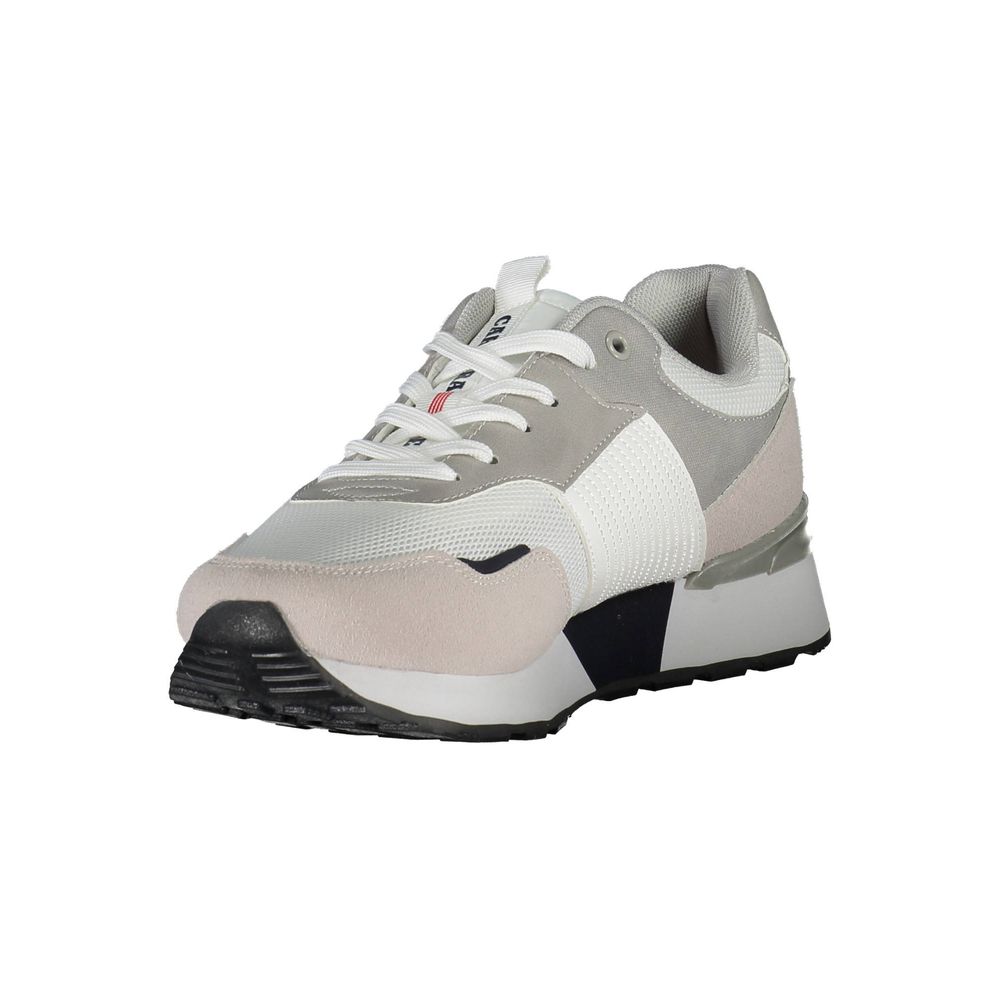 Carrera Strakke Witte Sneakers met Contrasterende Details