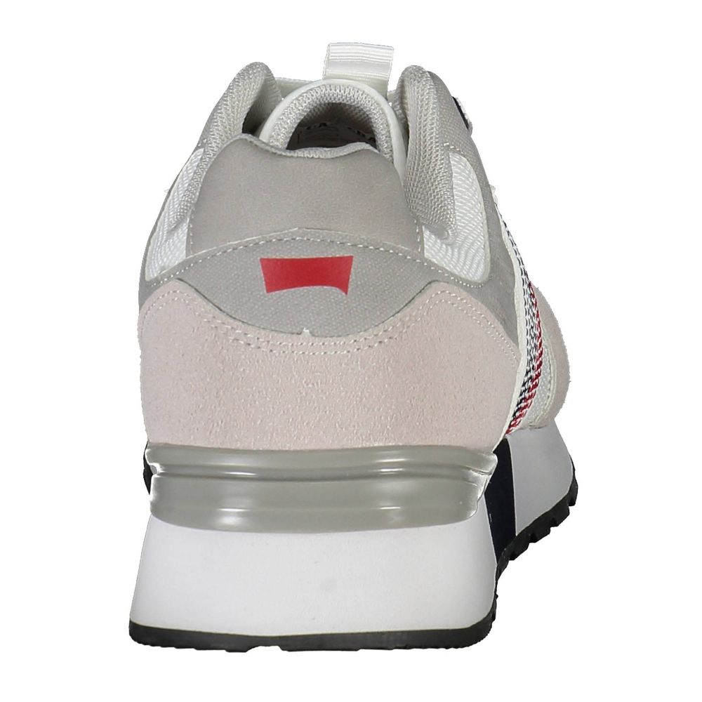 Carrera Strakke Witte Sneakers met Contrasterende Details