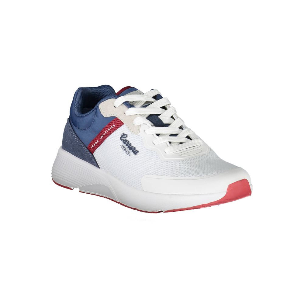 Carrera Strakke Witte Sport Sneakers met Contrasterende Accenten