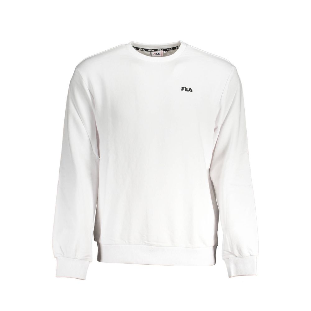 Fila Eco-bewuste witte trui met ronde hals