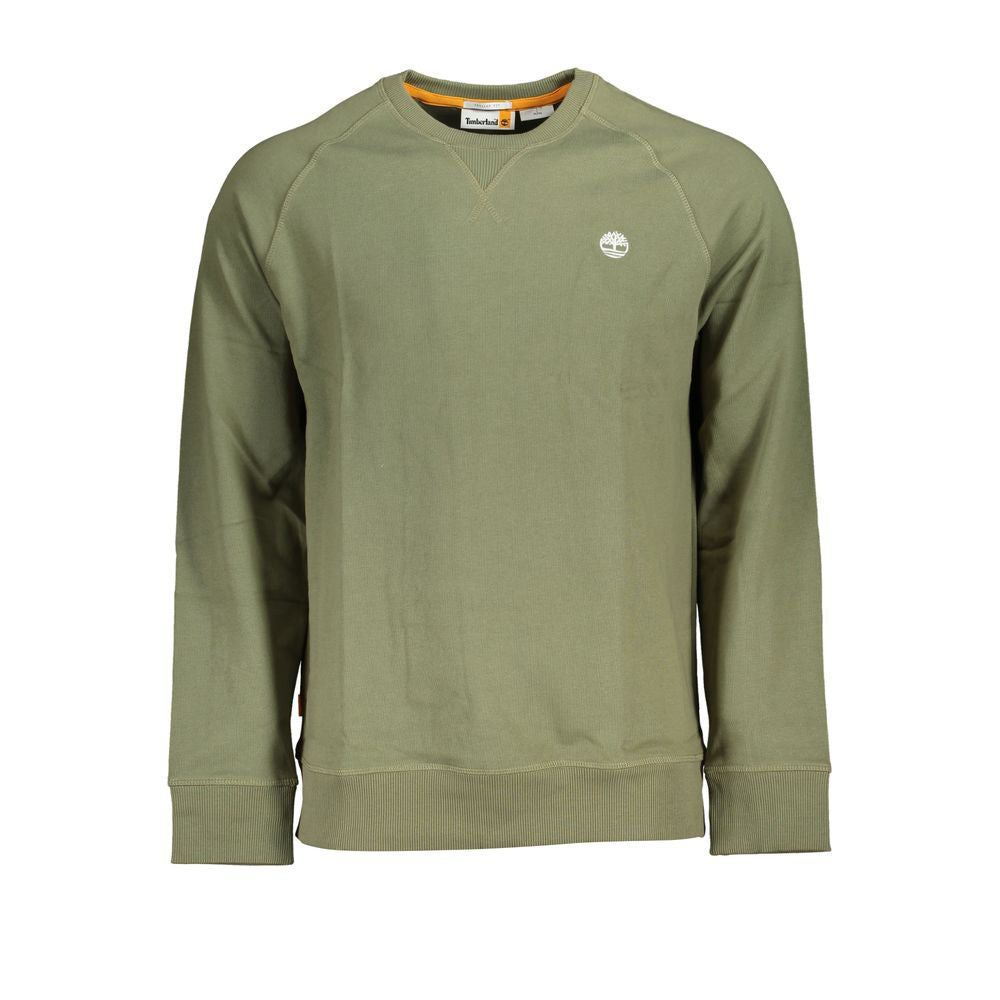 Timberland Classic Groen Geborsteld Sweatshirt met Ronde Hals