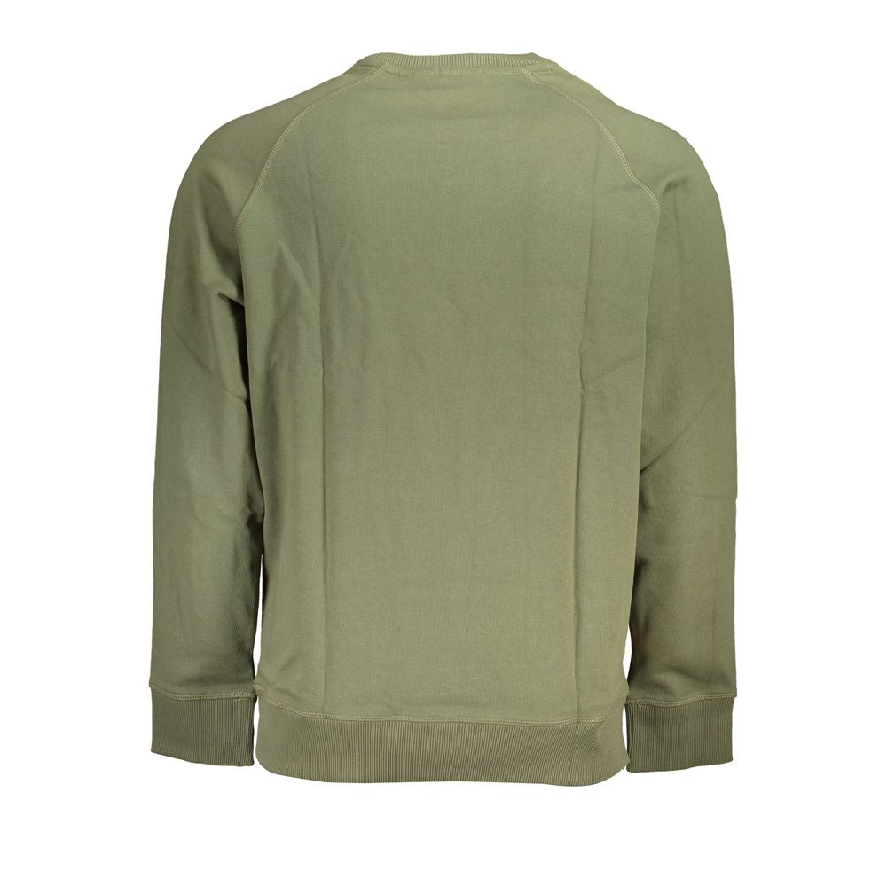 Timberland Classic Groen Geborsteld Sweatshirt met Ronde Hals