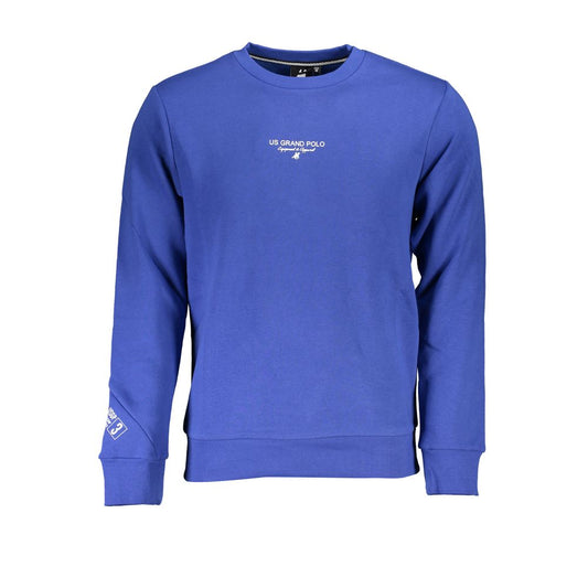 US Grand Polo Classic Blauw Sweatshirt met Ronde Hals