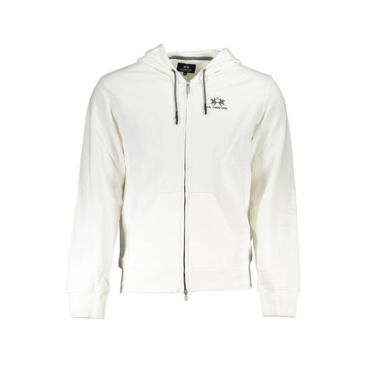 La Martina Elegante Witte Capuchonsweater voor Heren