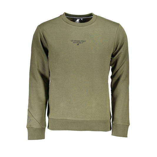 US Grand Polo Vintage Groene Crew Neck Fleece Sweatshirt