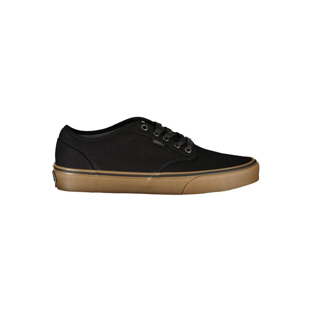 Vans Sleek Zwarte Veterschoenen Sport Sneakers