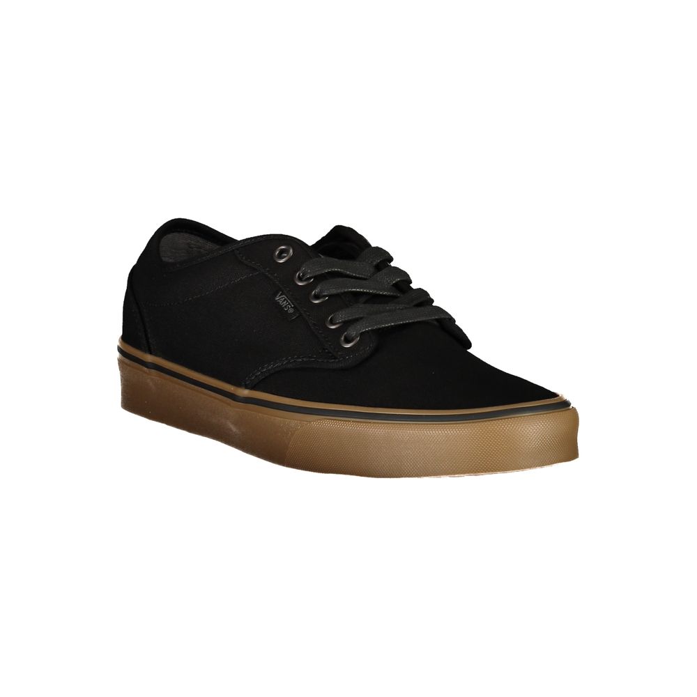 Vans Sleek Zwarte Veterschoenen Sport Sneakers