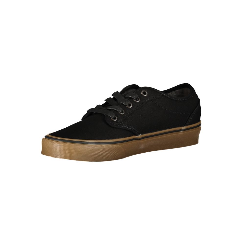 Vans Sleek Zwarte Veterschoenen Sport Sneakers