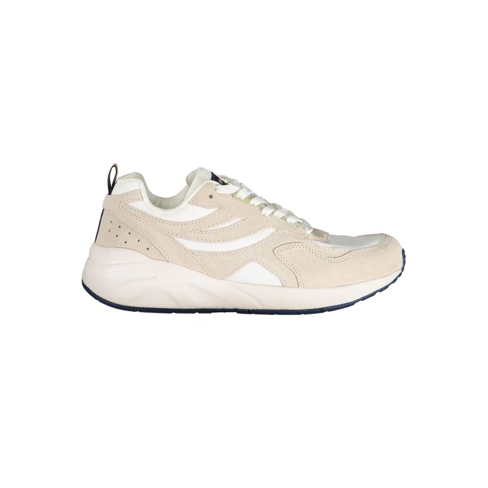 K-WAY Beige veterschoenen met contrasterende details