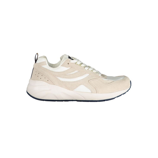 K-WAY Beige veterschoenen met contrasterende details