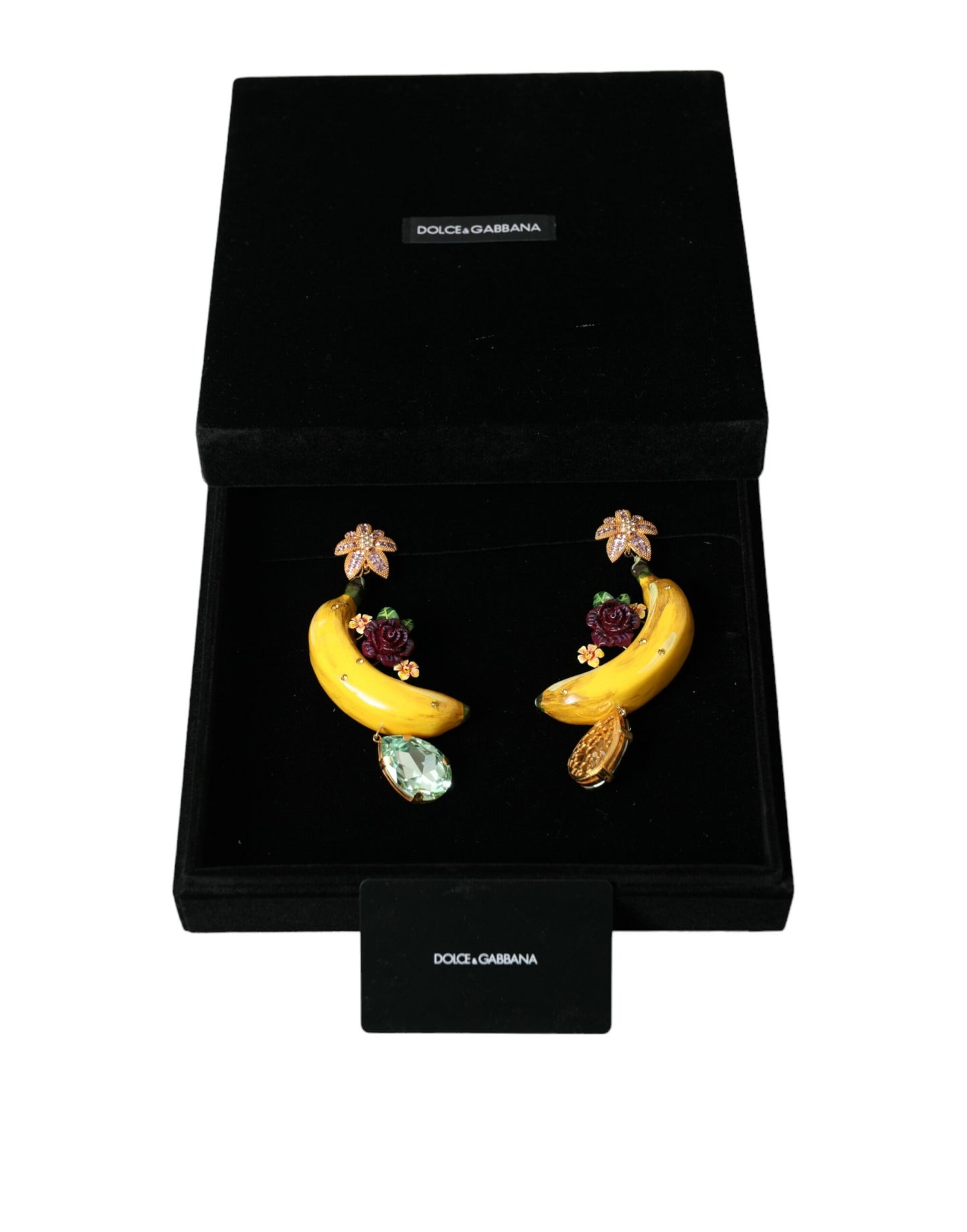 Dolce & Gabbana Chic Clip-on Banana Dangle Oorbellen