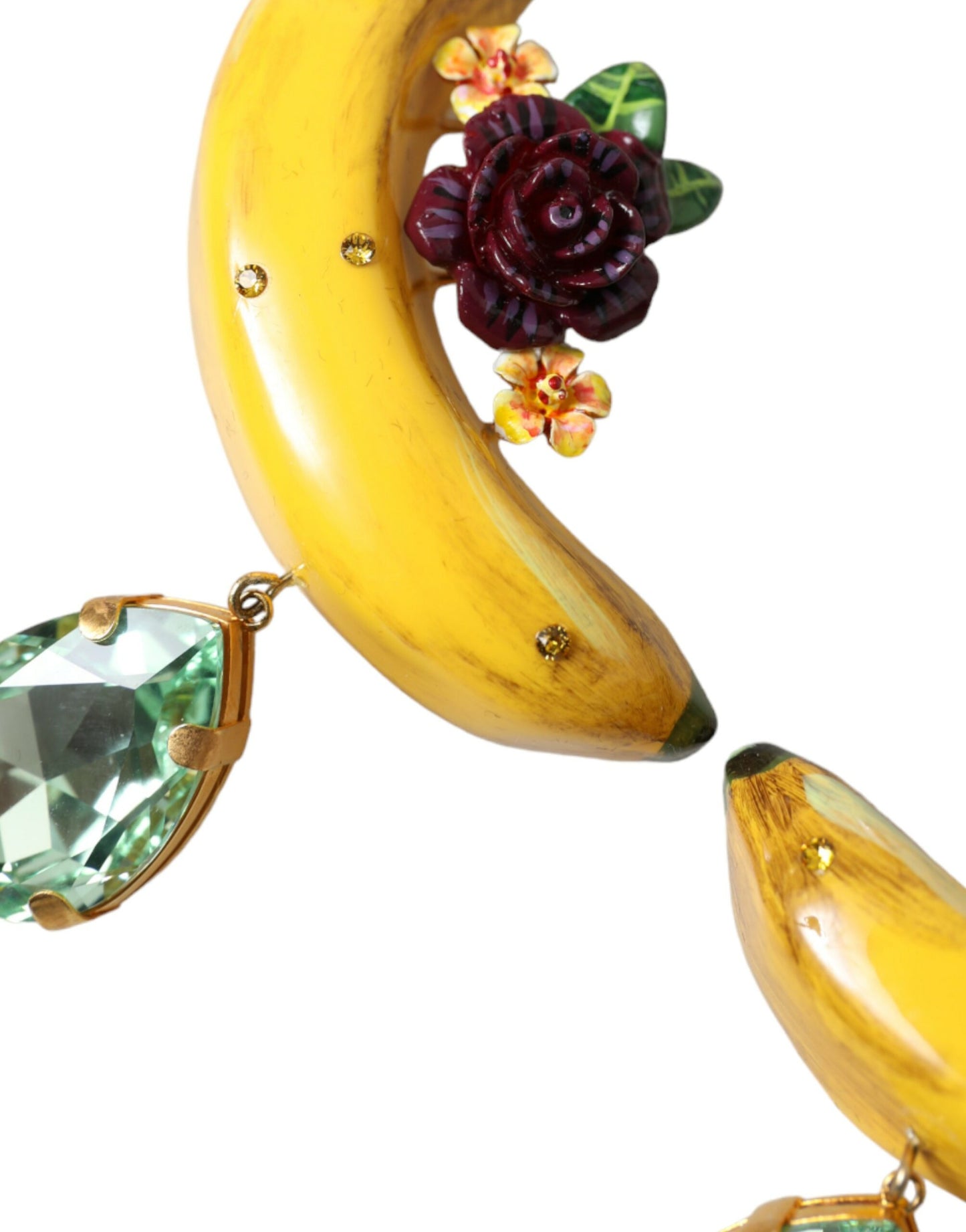 Dolce & Gabbana Chic Clip-on Banana Dangle Oorbellen