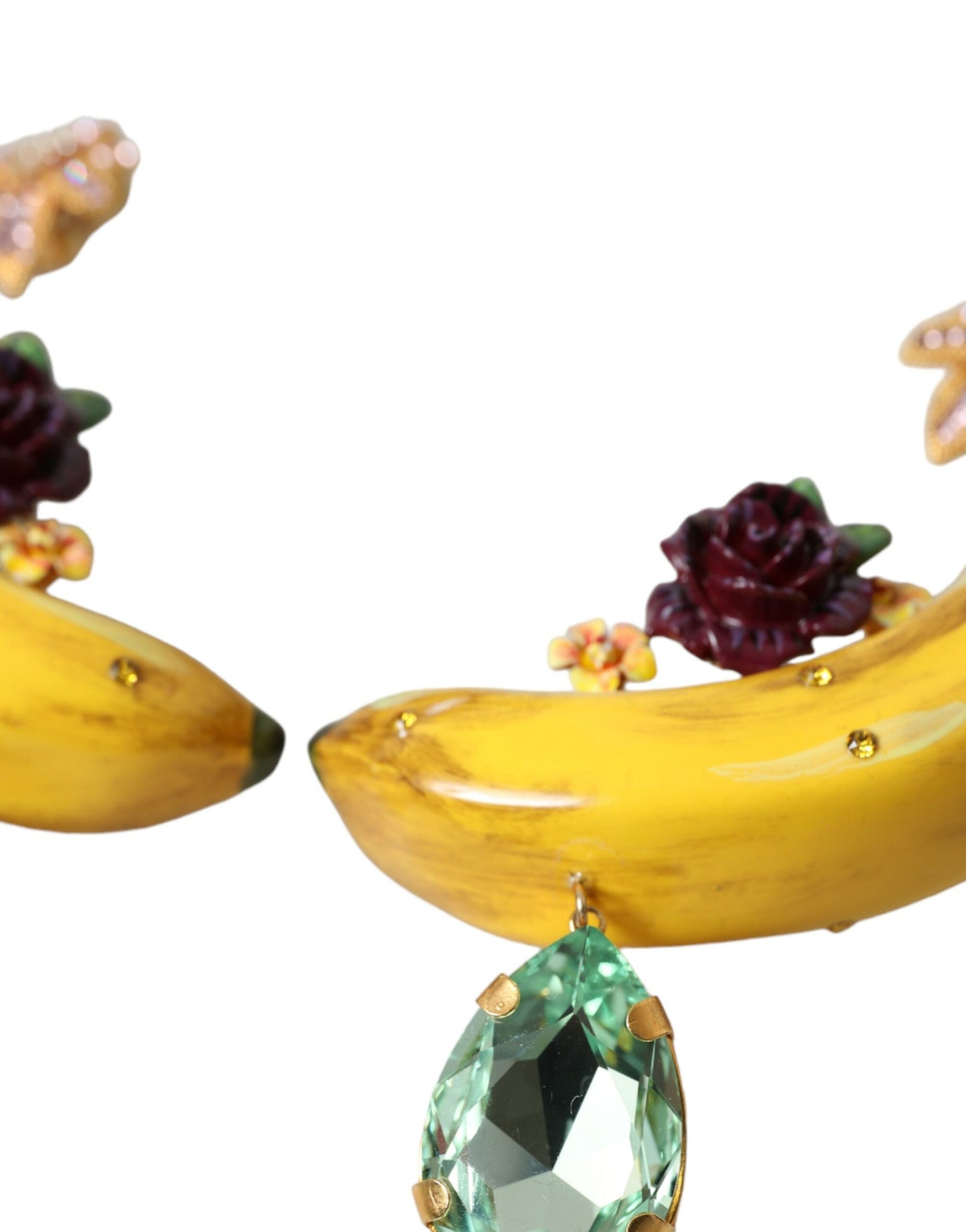 Dolce & Gabbana Chic Clip-on Banana Dangle Oorbellen