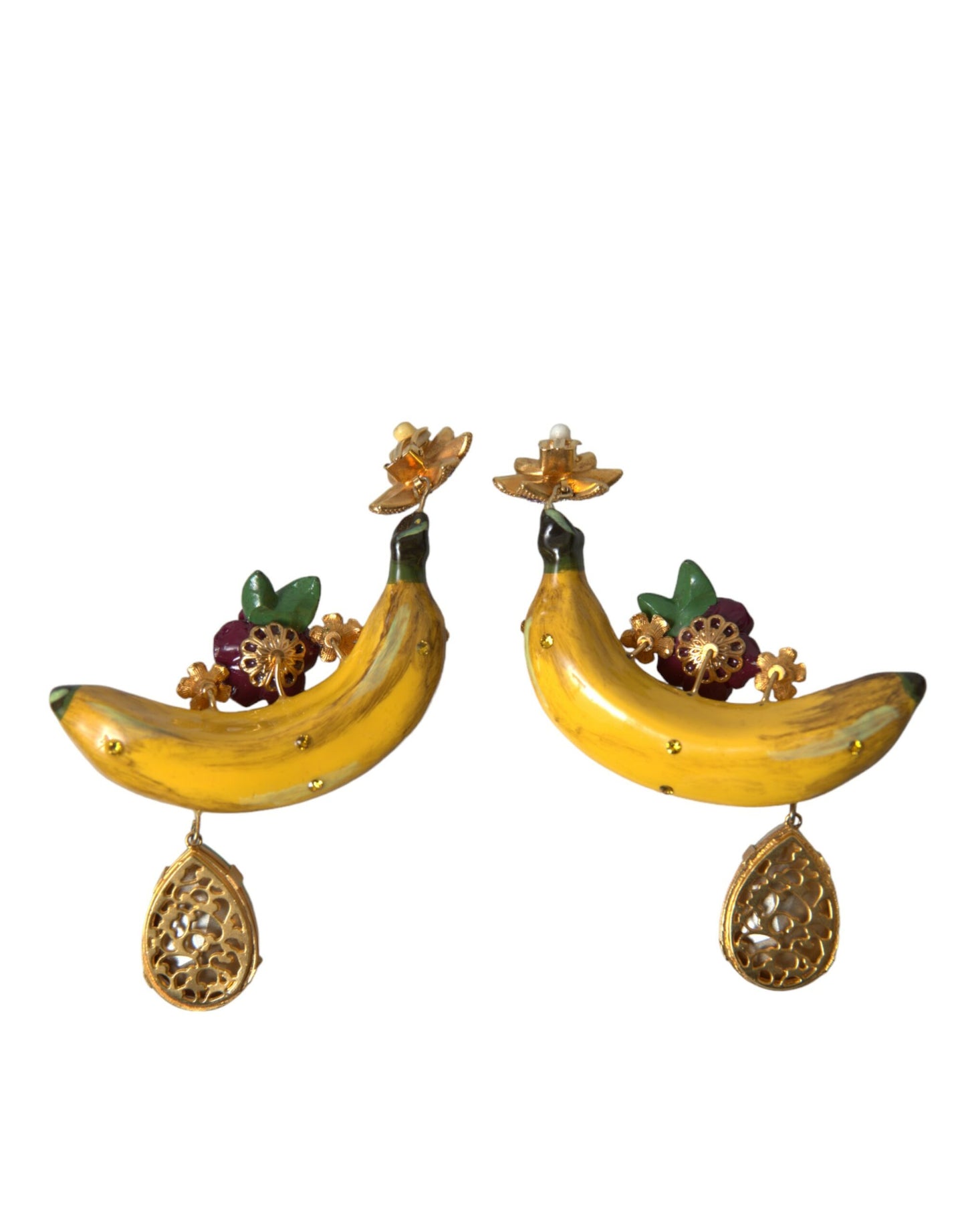 Dolce & Gabbana Chic Clip-on Banana Dangle Oorbellen