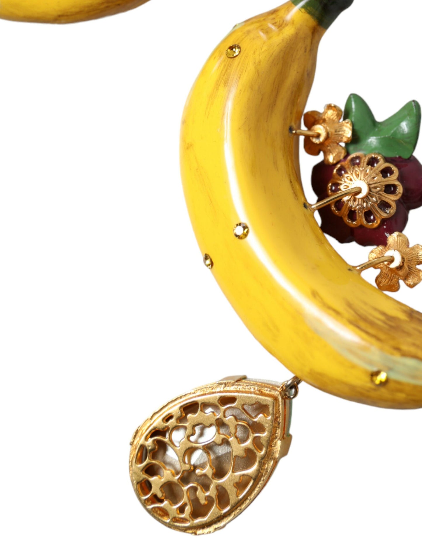 Dolce & Gabbana Chic Clip-on Banana Dangle Oorbellen