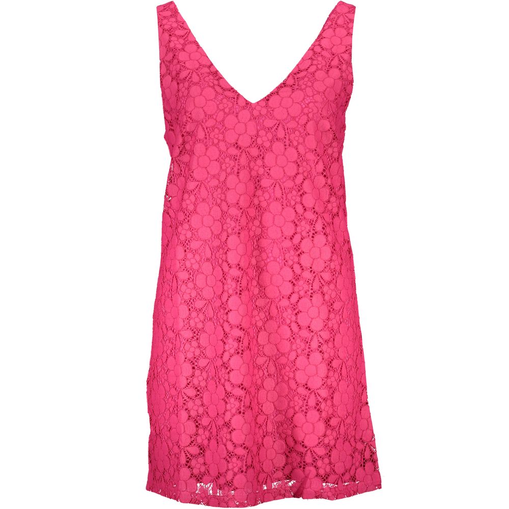 Desigual roze viscose jurk