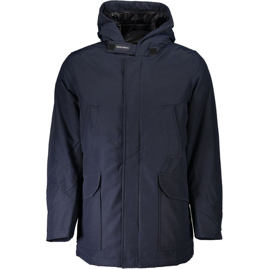 Woolrich Blauw Katoenen Jasje