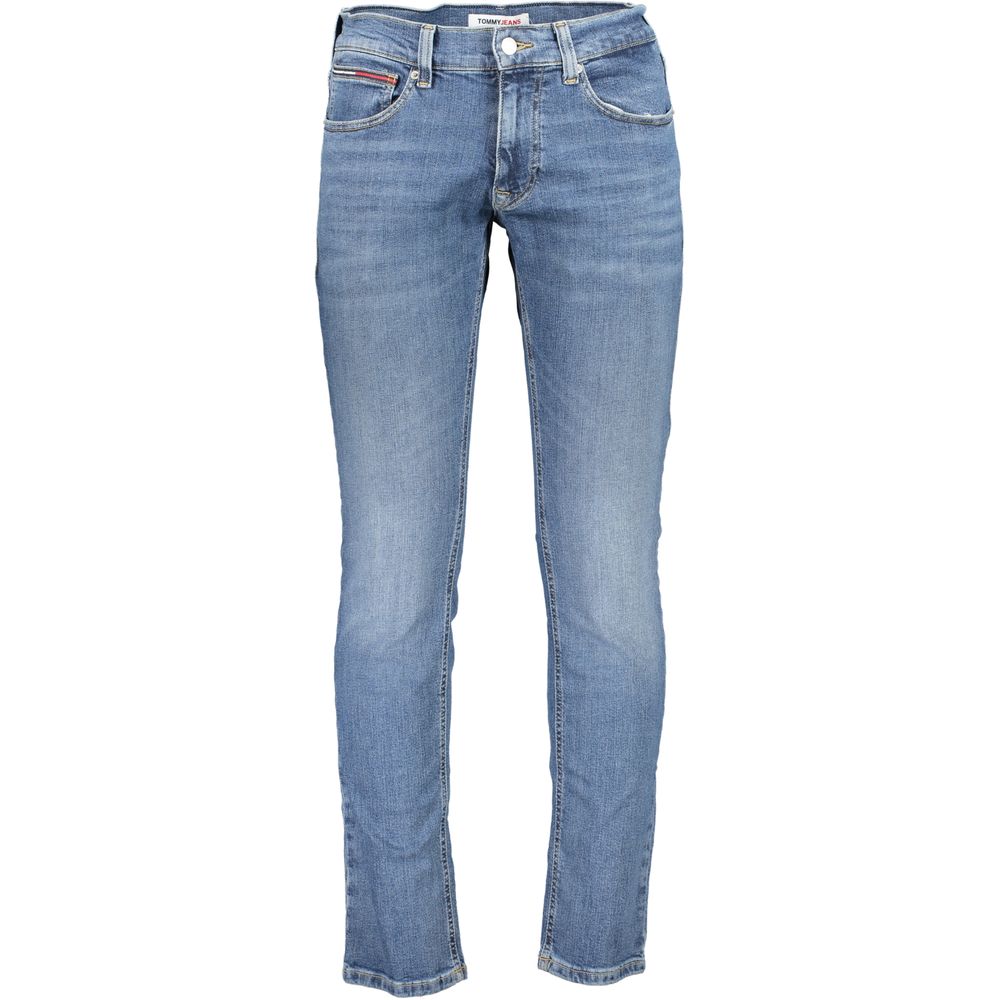 Tommy Hilfiger Blauwe Katoenen Jeans & Broek