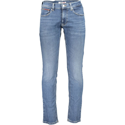 Tommy Hilfiger Blauwe Katoenen Jeans & Broek