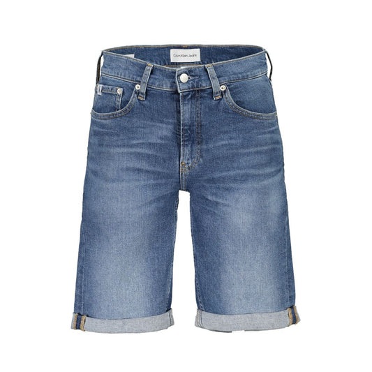 Calvin Klein Blauwe Katoenen Jeans & Broek