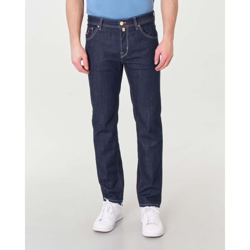 Jacob Cohen Blauwe Katoenen Jeans & Broek